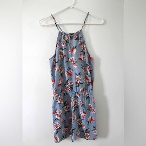 Aeropostale floral romper XS